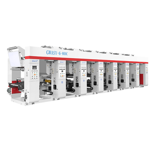 GWASY-C PLC Control High Speed ​​8 Color Gravure Printing Machine for Film in 140m/Min